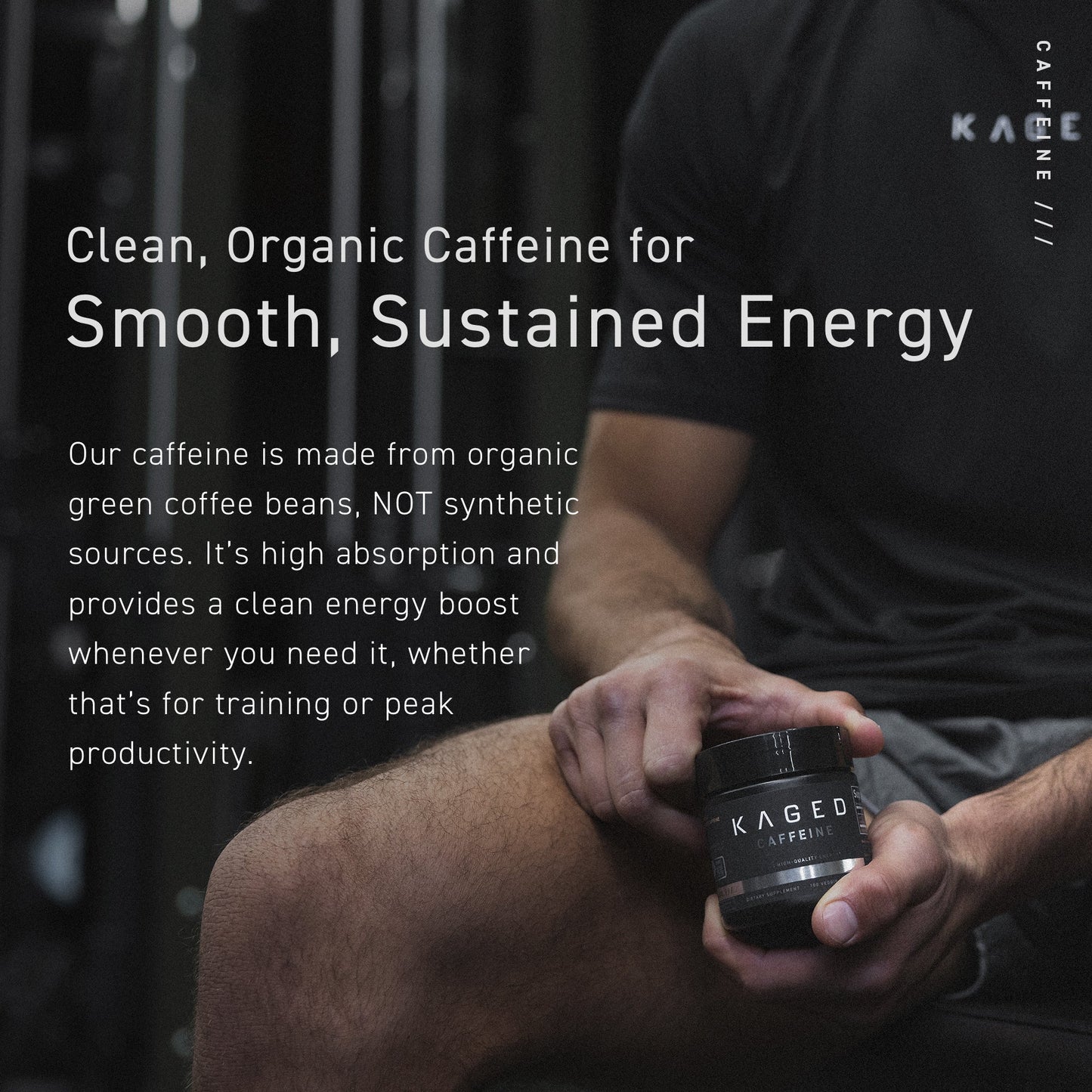 KAGED Caffeine Caplets
