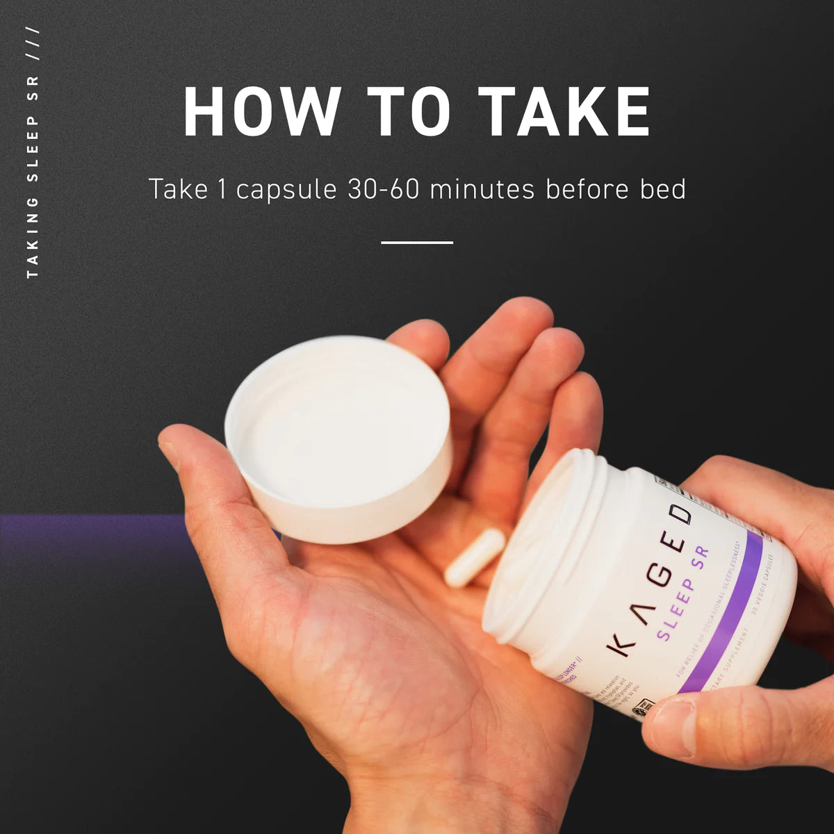 KAGED Sleep SR 30 Veggie Capsules