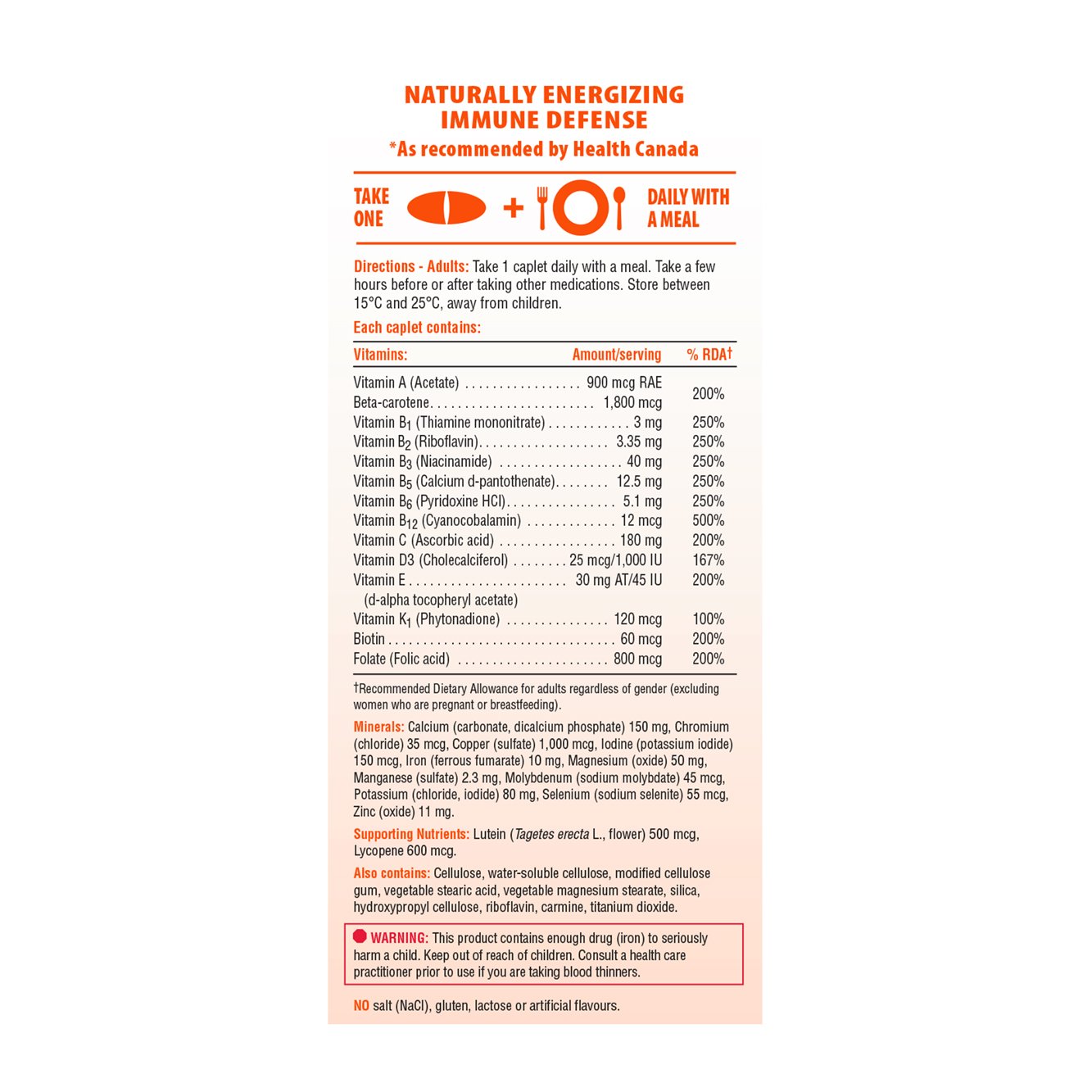 7875_100% Complete Multivitamin Chewable_Citrus Twist_Adults_Label