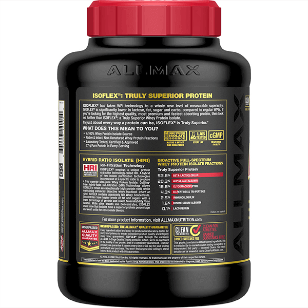 Allmax Isoflex Whey Protein Isolate 2lb