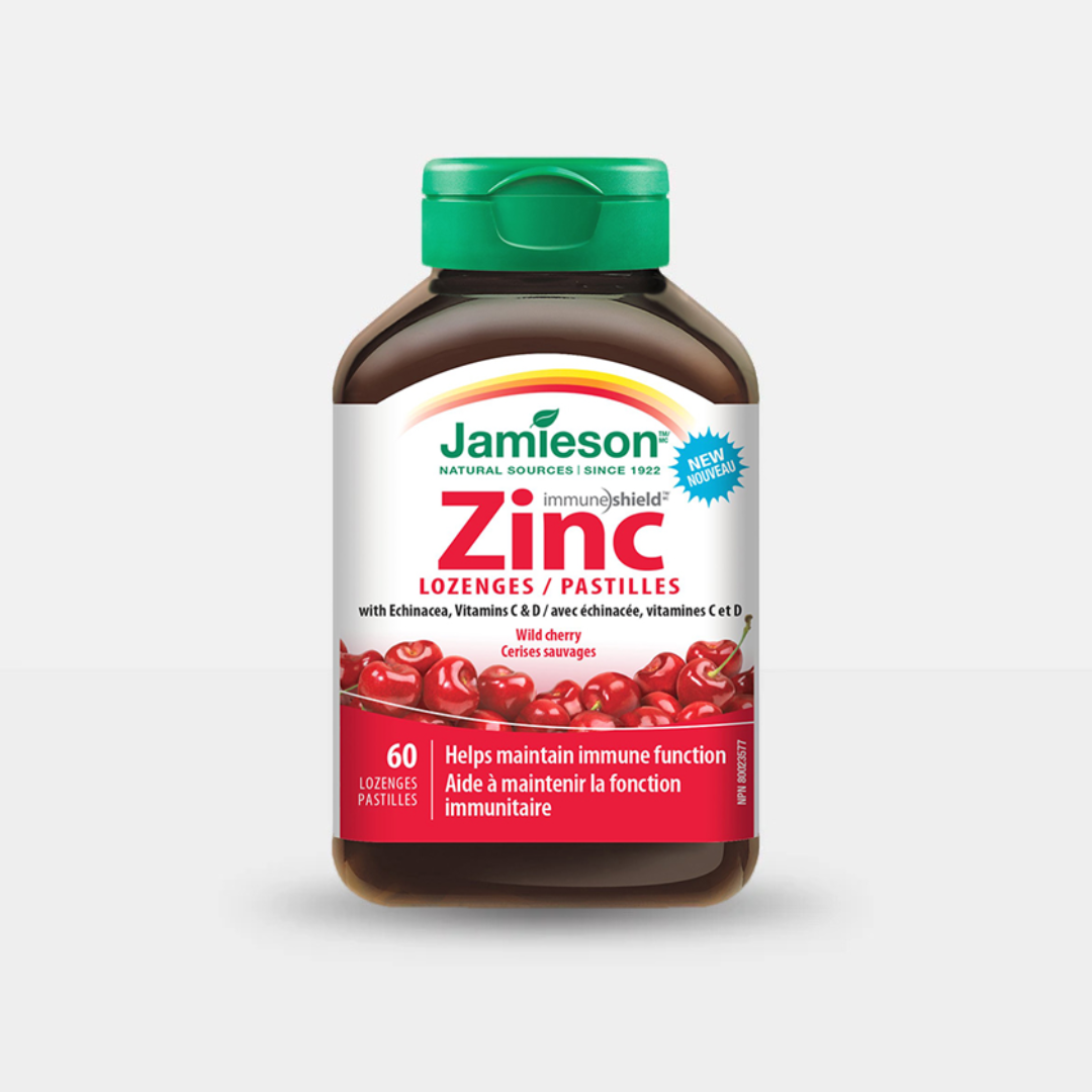 Jamieson Zinc Lozenges 60 Tablets