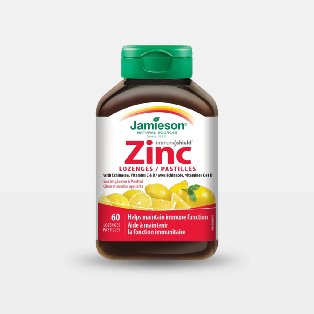 Jamieson Zinc Lozenges 60 Tablets
