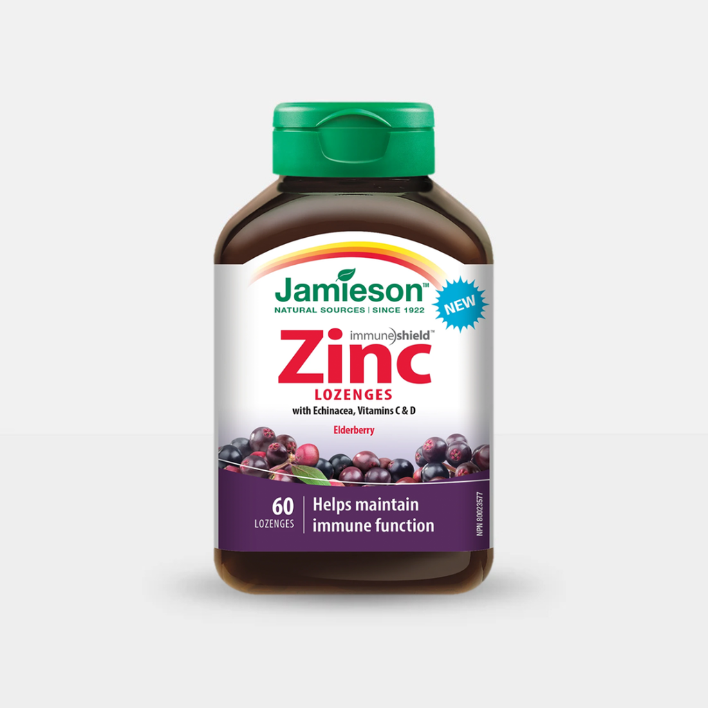 Jamieson Zinc Lozenges 60 Tablets