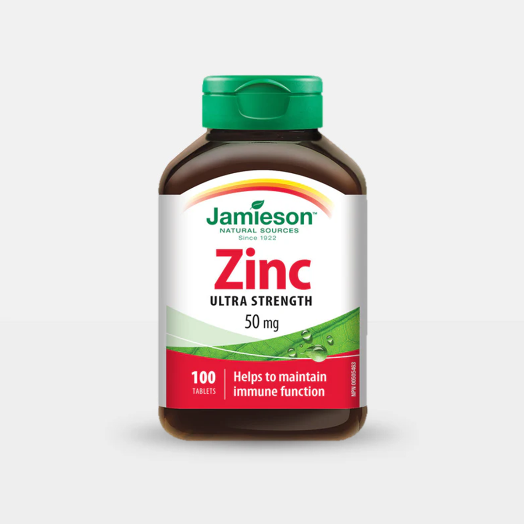 Jamieson Zinc 50mg Ultra Strength Value Size
