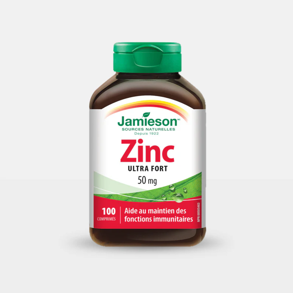 Jamieson Zinc 50mg Ultra Strength Value Size