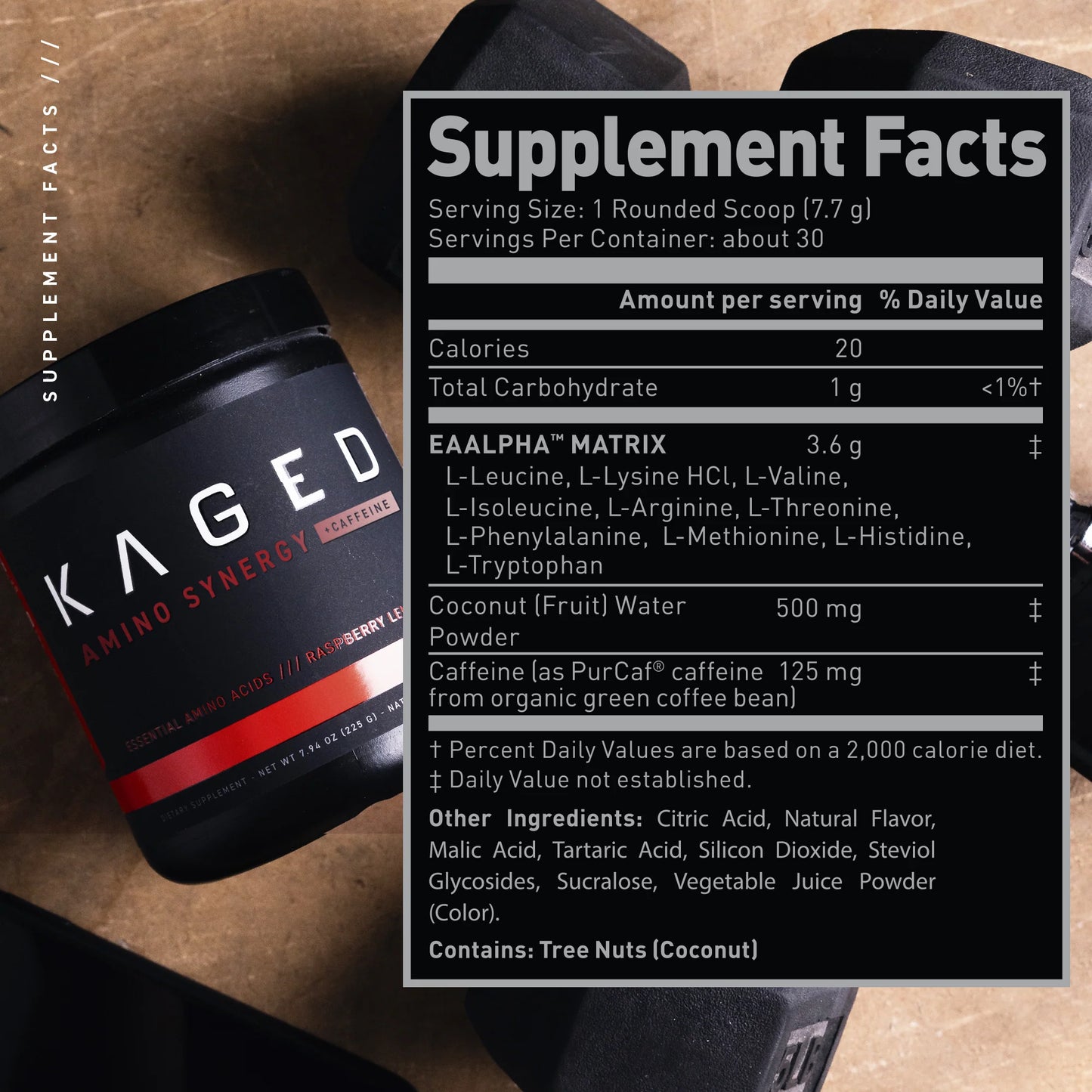 KAGED Amino Synergy + Caffeine