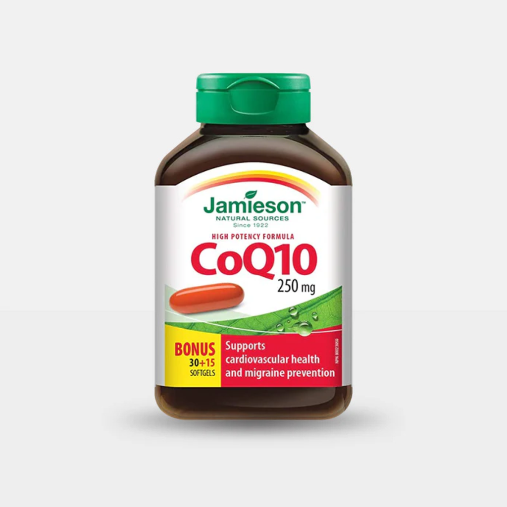 Jamieson CoQ10 250mg Extra Strength 30+15 Softgels