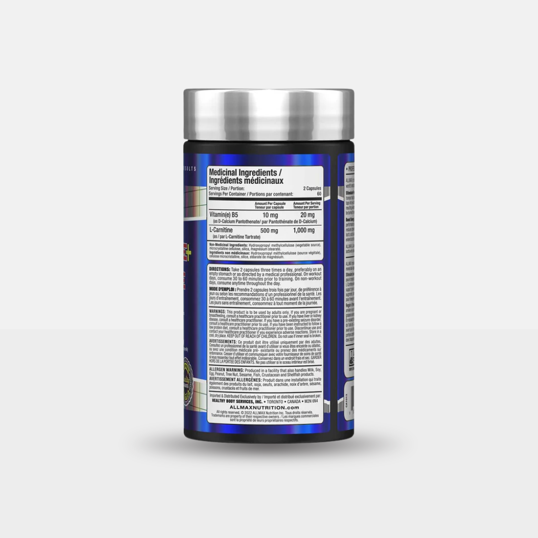 Allmax L-Carnitine Capsules 120ct