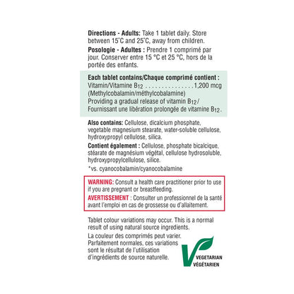 2823_Vitamin B12 1,200 mcg Timed Release_Label