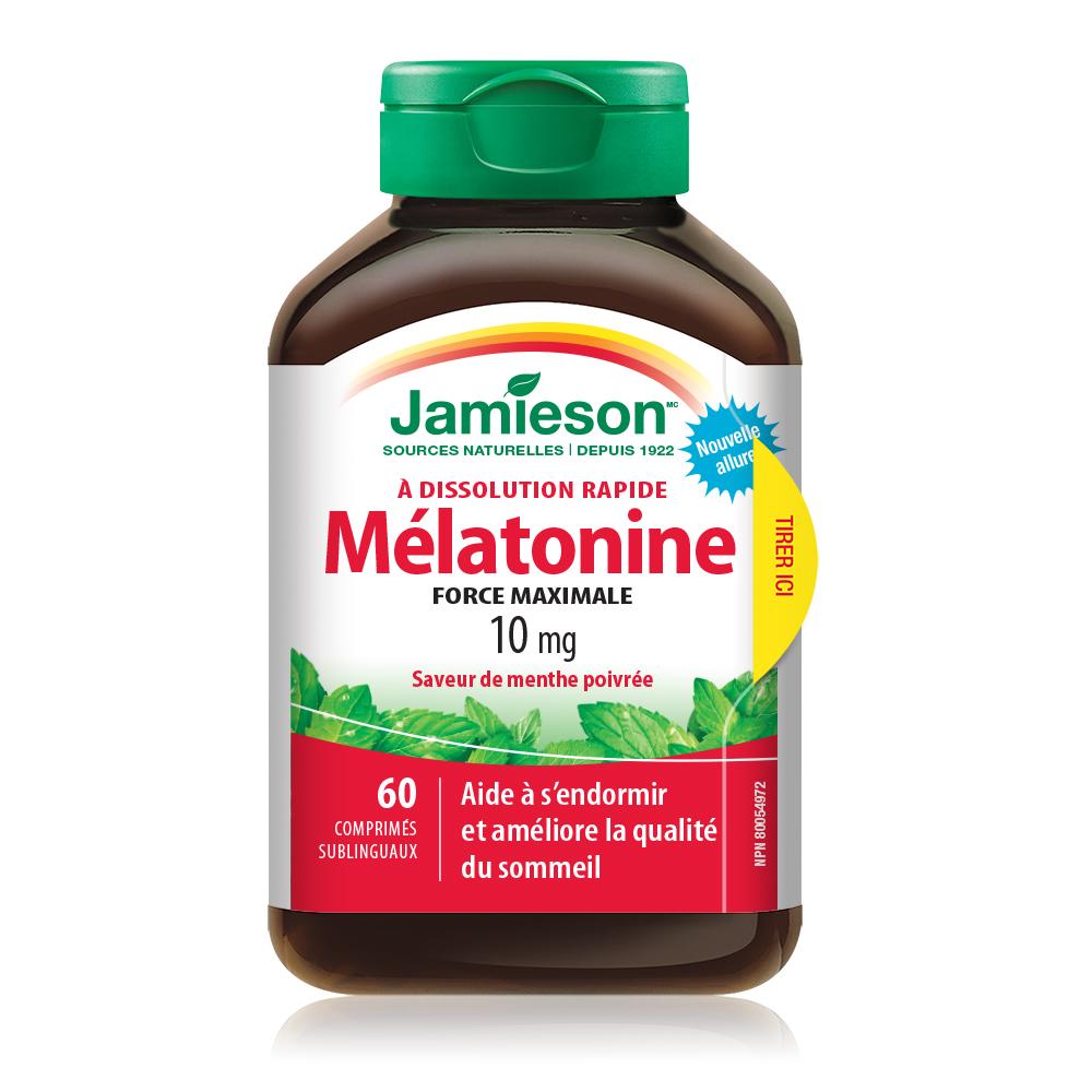 7710_Melatonin 10 mg Peppermint_Bottle FR