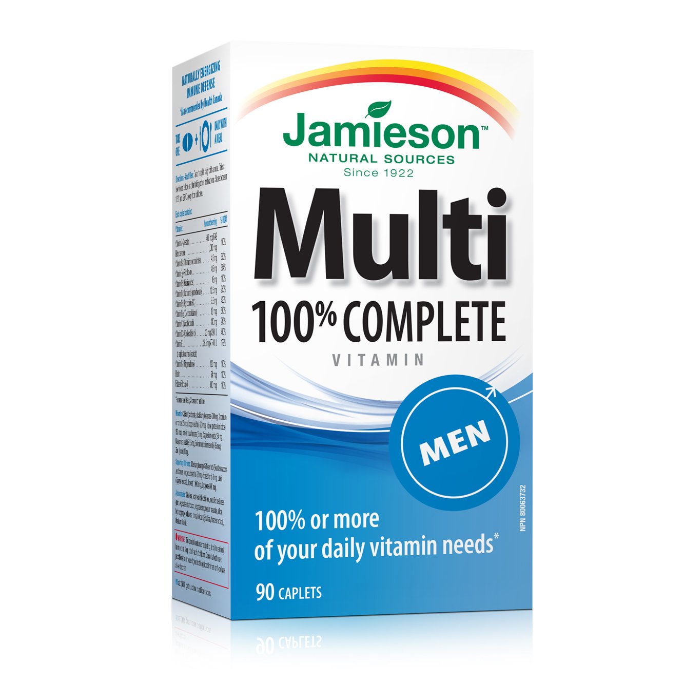 7870_100% Complete Multivitamin for Men_Pack_White Background