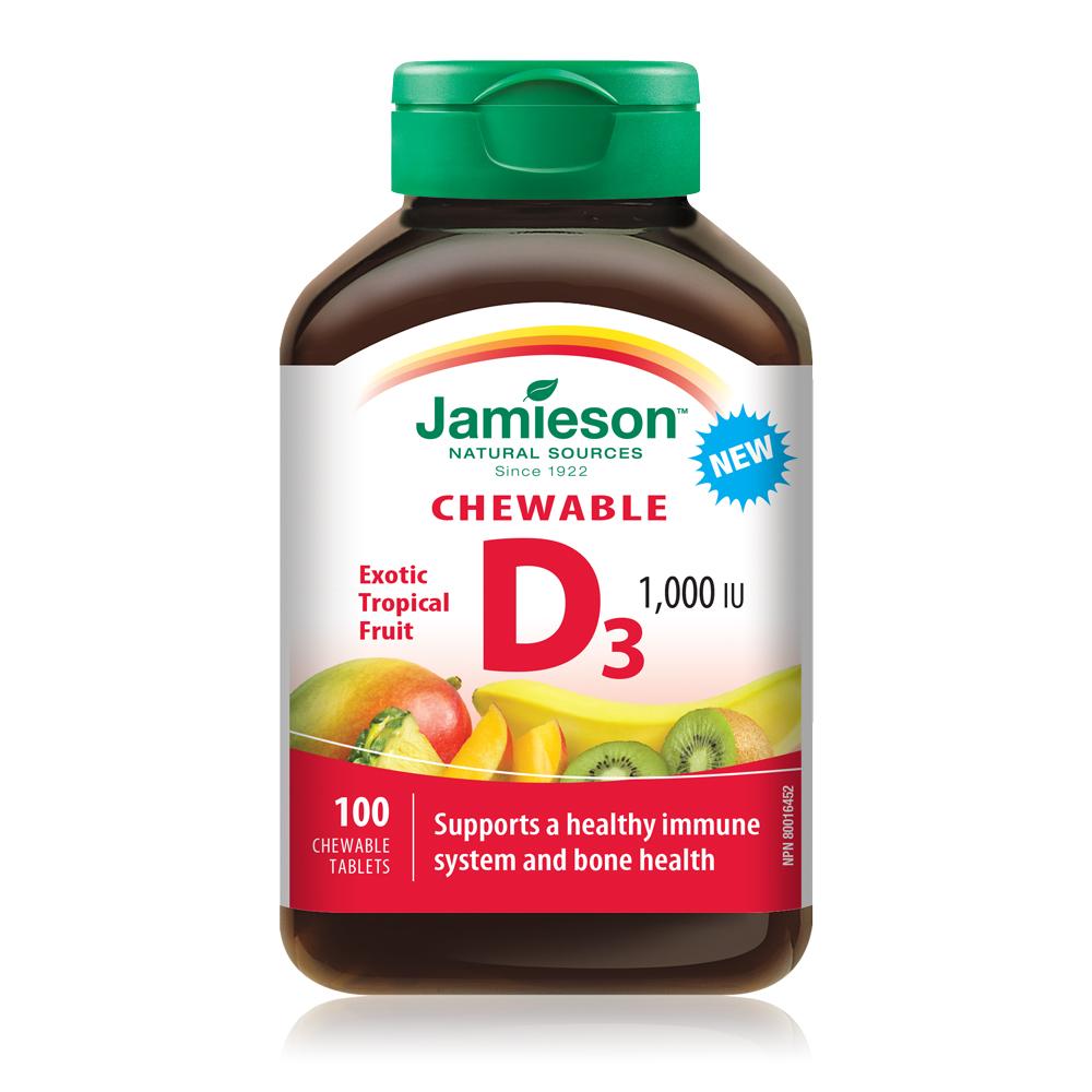 9044_Vitamin_D3_Chewable_Natural_Tropical_Fruit_1000IU_Bottle