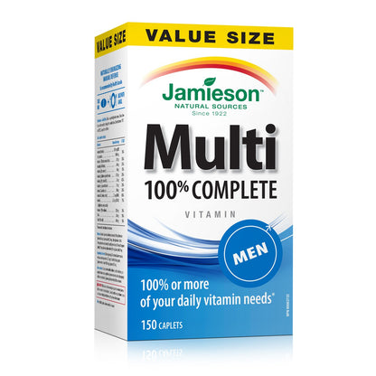 9054_100% Complete Multivitamin for Men_Pack_White Background