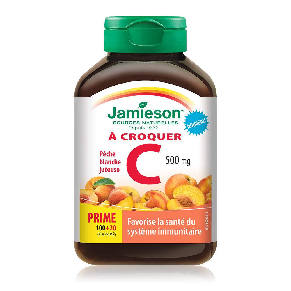 9221 Vitamin C Chewable Peach Bottle fr