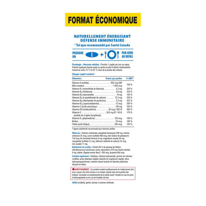 9054_100% Complete Multivitamin for Men_Label fr