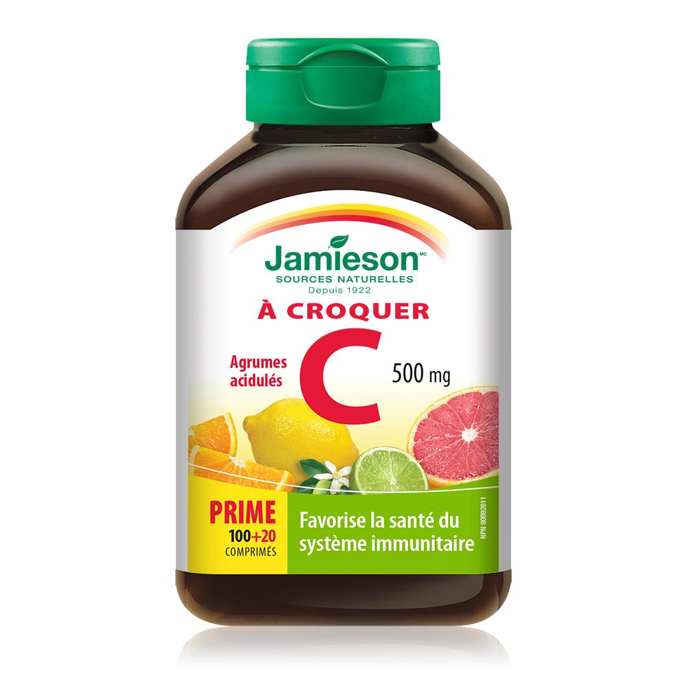 2458_Vitamin Chewable 500mg_Bottle fr