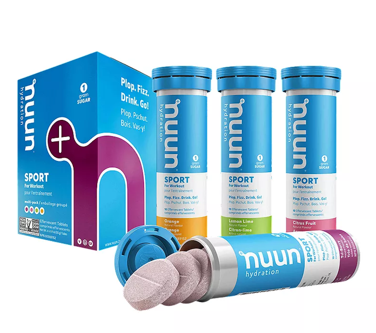 Nuun Hydration Sport 4-Pack Citrus Berry Mix