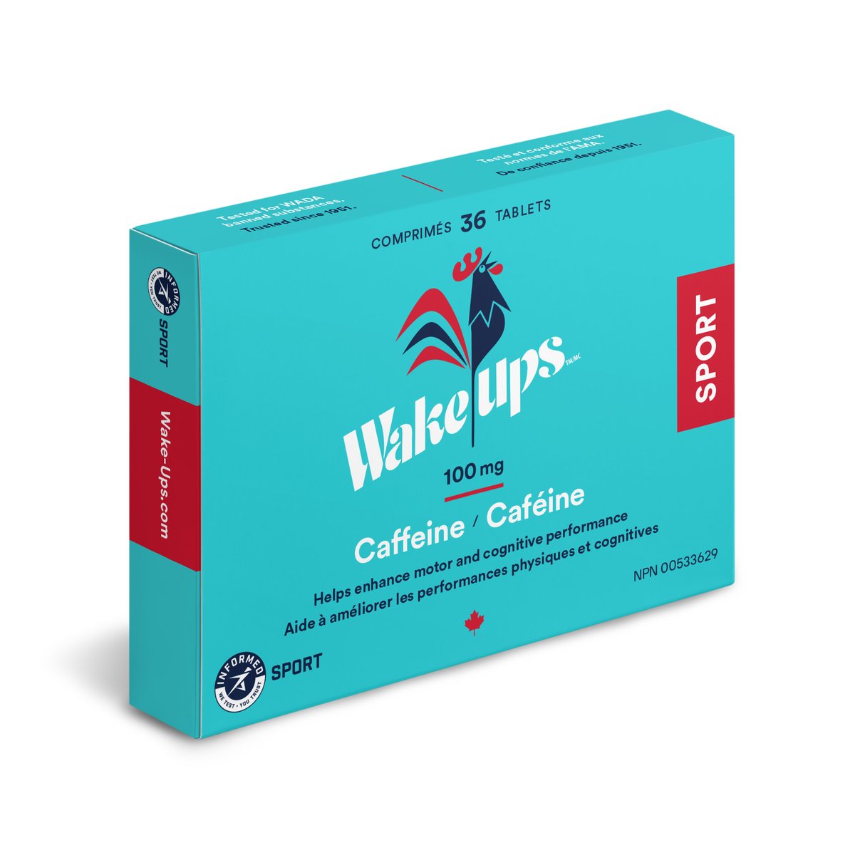 Wakeups Certified Caffeine Tabs 100mg