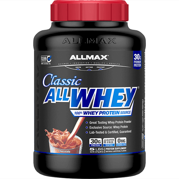 allmax allwhey classic 5 pound chocolate whey protein