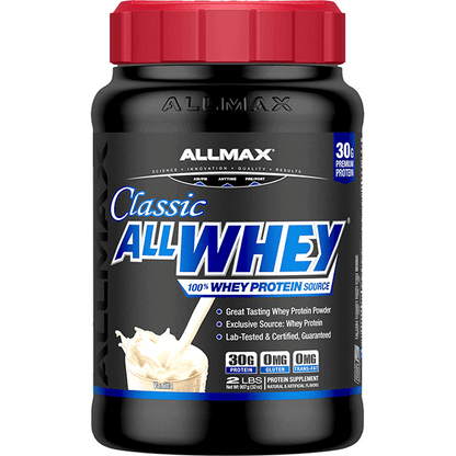 allmax allwhey classic 2 pound vanilla whey protein