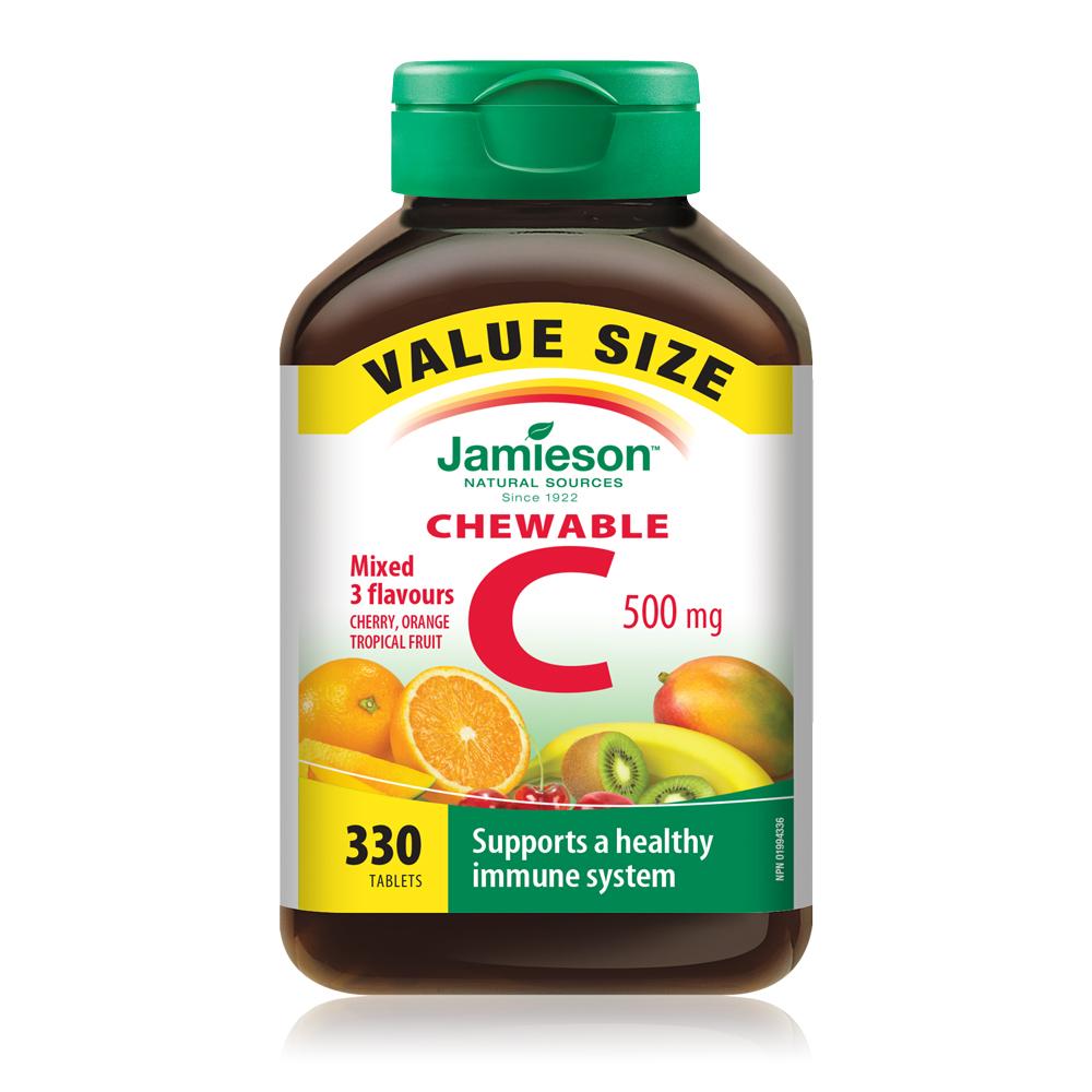 7959 Vitamin Chewable 500mg Value Size Bottle