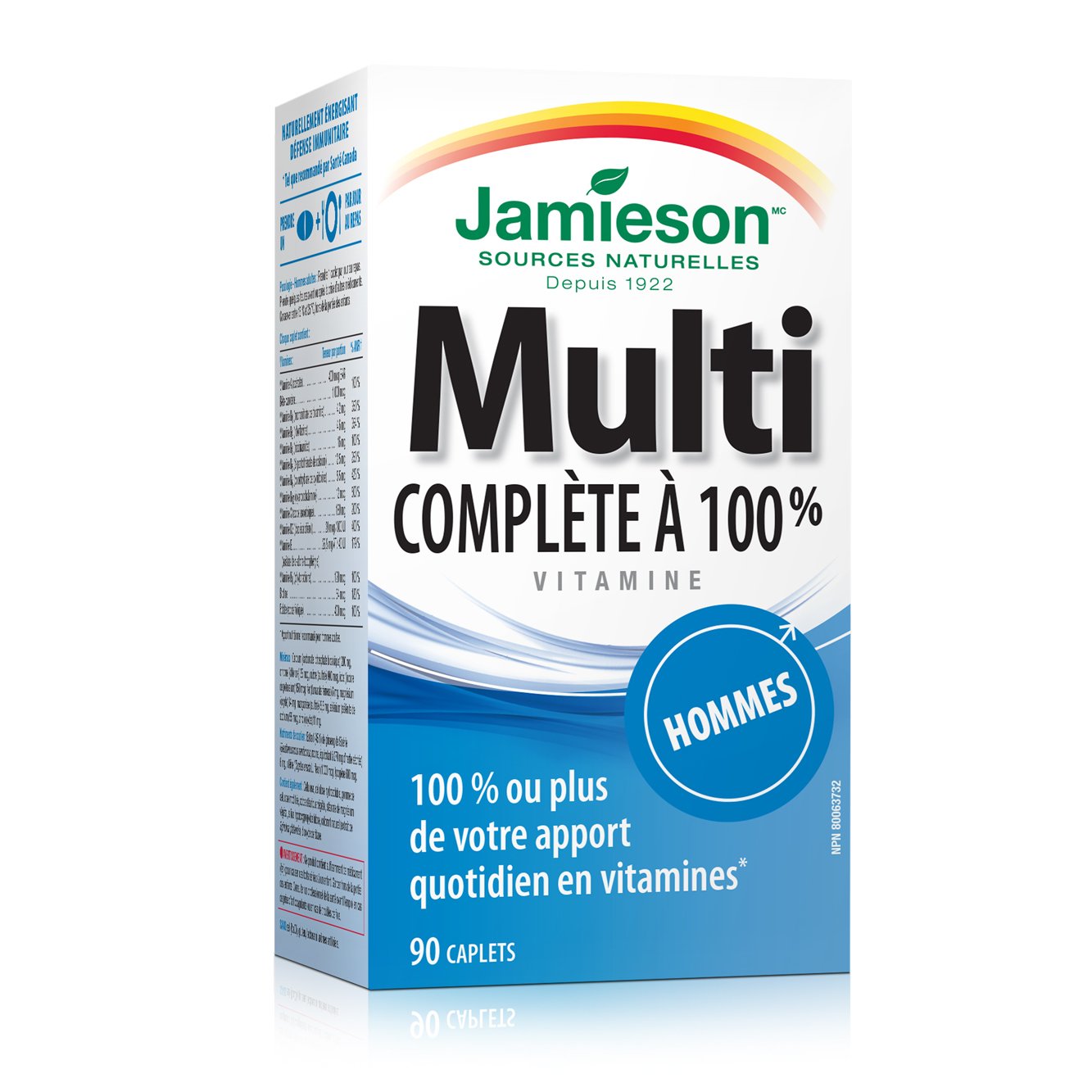7870_100% Complete Multivitamin for Men_Pack_White Background fr